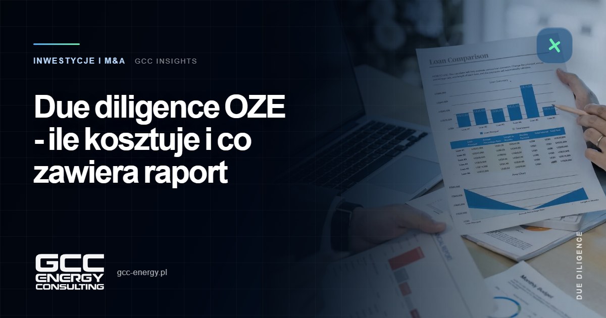 Due diligence OZE – ile kosztuje i co zawiera raport