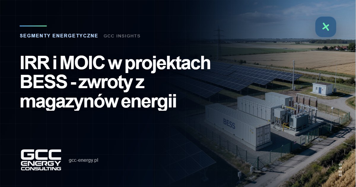 IRR i MOIC w projektach BESS – zwroty z magazynów energii